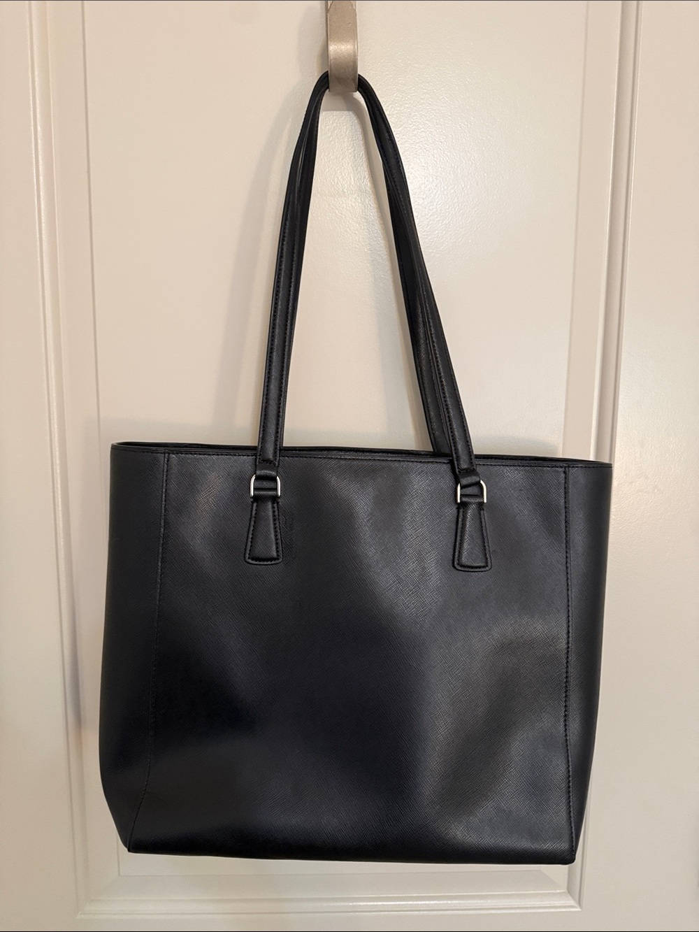 kate spade Perry Black Saffiano Leather Laptop Tote - Picture 3 of 10